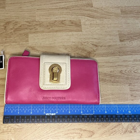 NWT Juicy Couture Pink and Cream Wallet - Picture 5 of 8